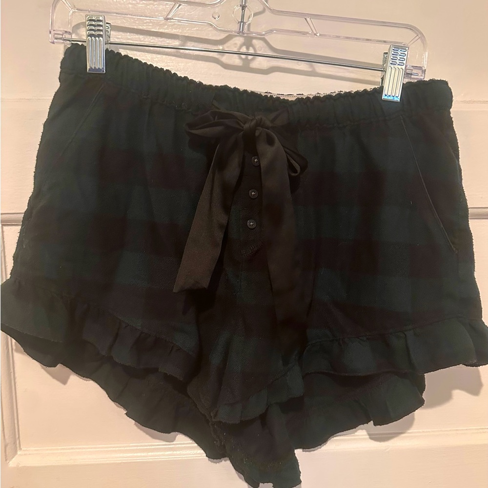Women's Blackwatch Plaid Sleep Shorts